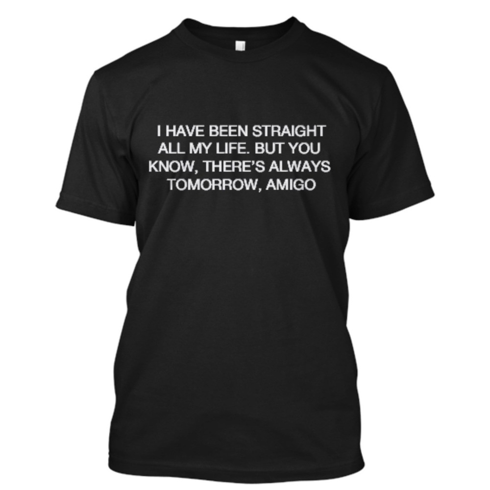 Bisexual Pride Graphic T-Shirt Black Medium Funny Tomorrow Amigo LGBRQ+‎ Queer